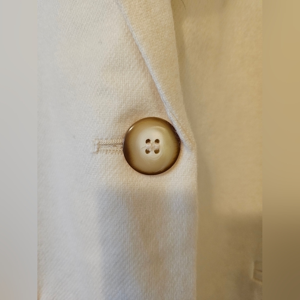 SAG HARBOR Cream Blazer 100% Pure Wool - Picture 4 of 5